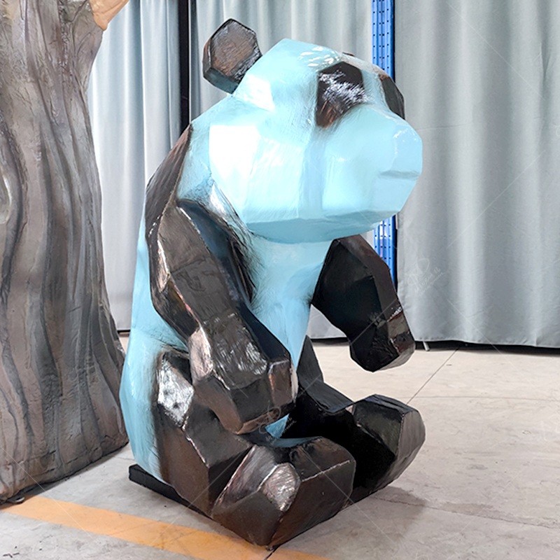 Waterproof Custom Animatronic Panda Model for Theme Parks