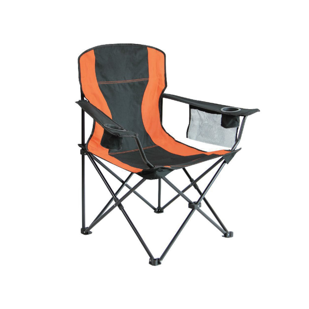 Farmhouse Design Style Foldable Armchair for Camping Outdoor Garden Bearing Weight 100kg