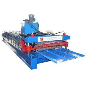 Trapezoidal and corrugated Double Layer Roof sheet roofing tile Roll Forming