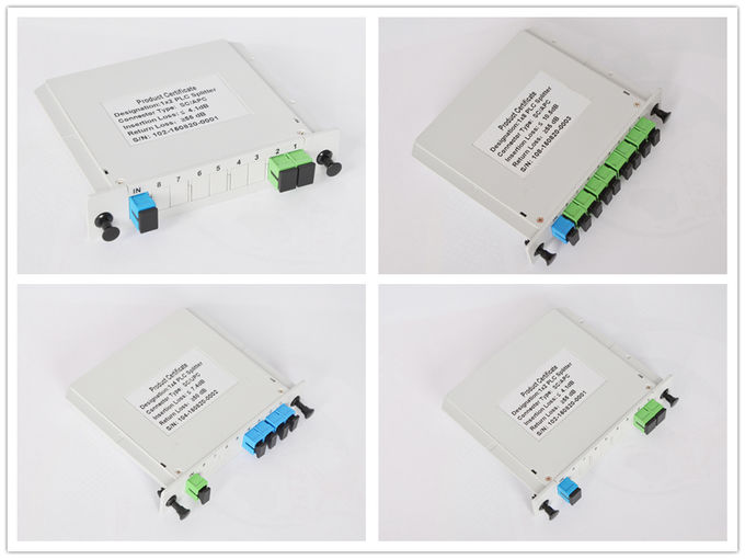 SC Connector Singlemode Fiber Optic Splitter with Plastic Small Box 0