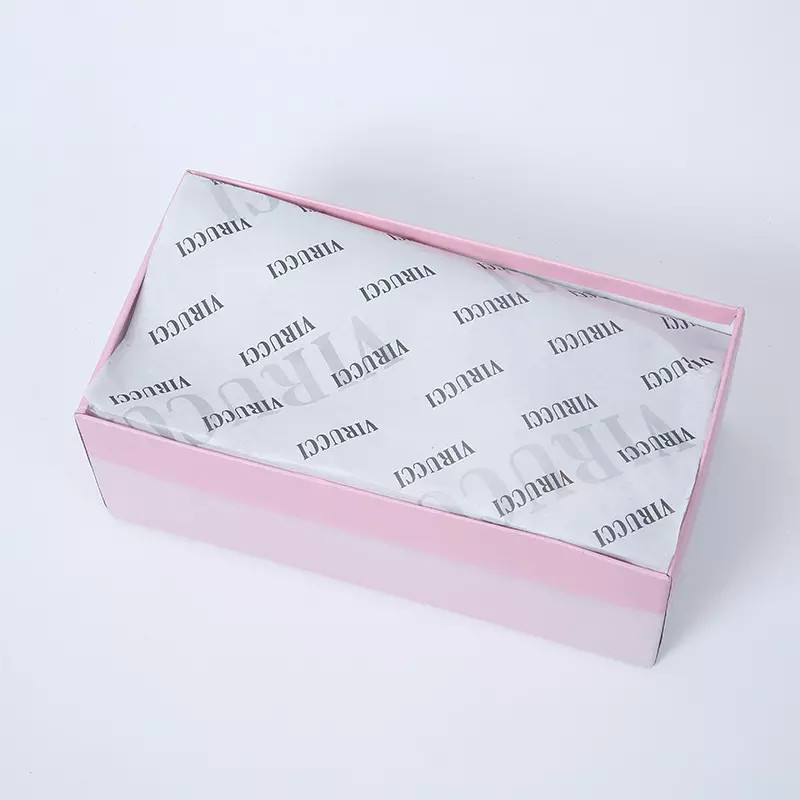 Eco Friendly White Tissue Paper Wrap Compostable Gift Packaging For Shoe Clothing