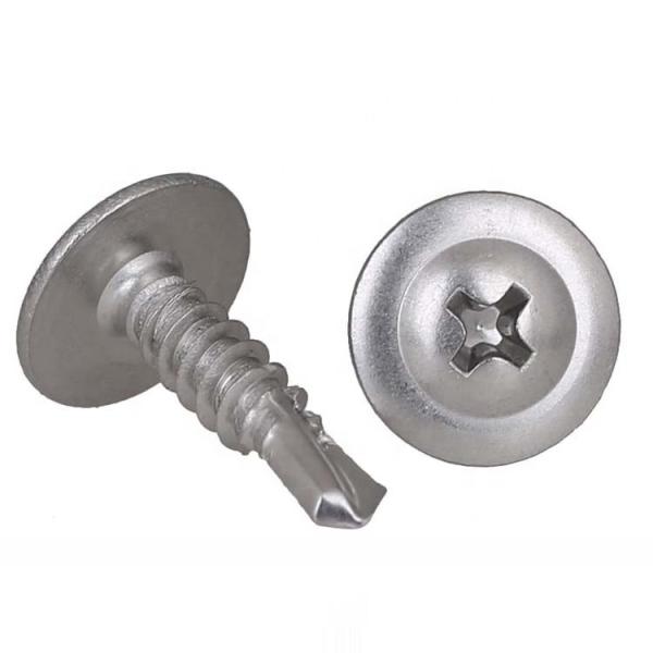 410 SS Inox Hex Washer Wafer Truss Head Tek Roofing Self Drilling Screw