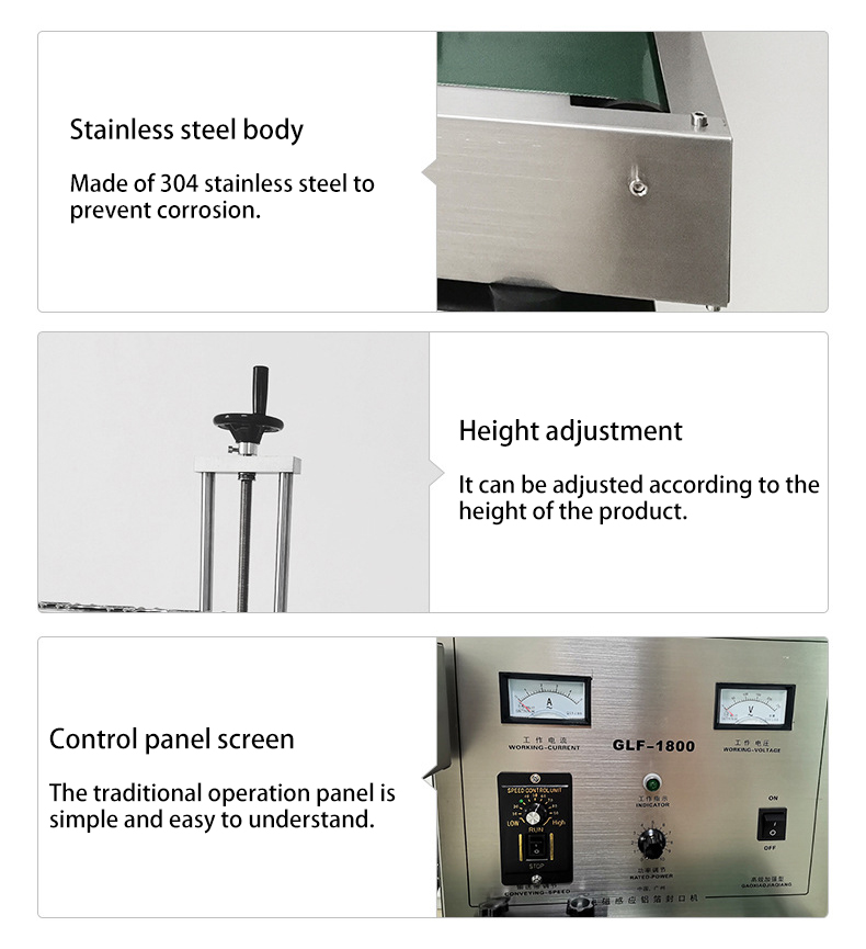 Continue Induct Aluminum Foil Packaging Machine Cup Sealing Machine 50kg AC 220V