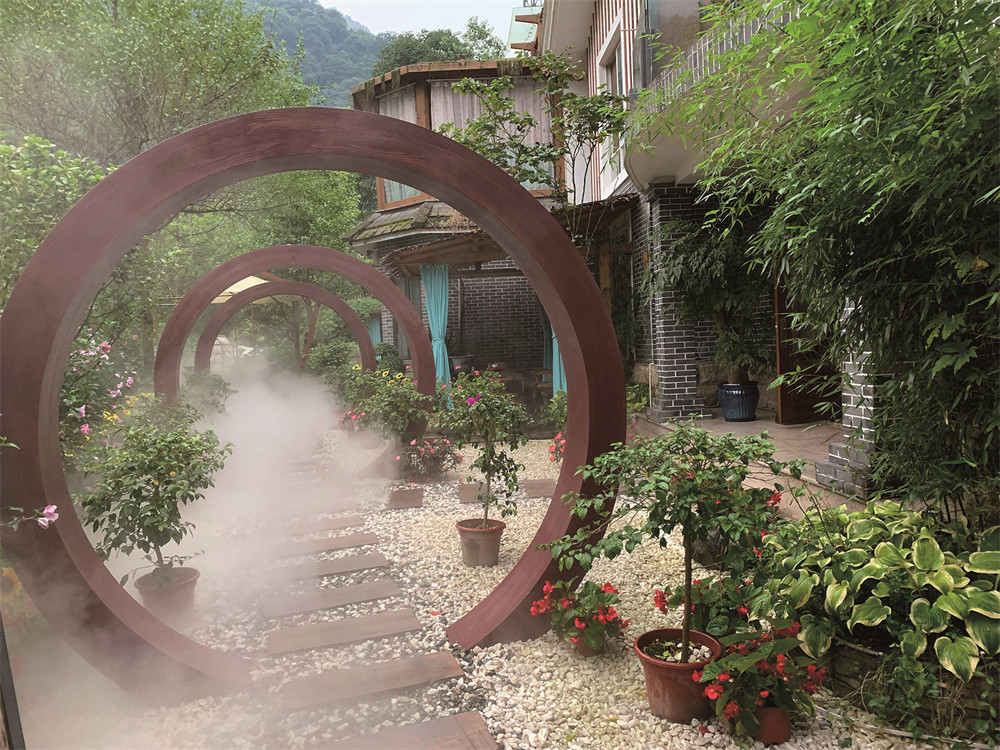 High Pressure Water Cooling Fogging Misting System Waterproof 70bar 4L/Min For Textile Industry