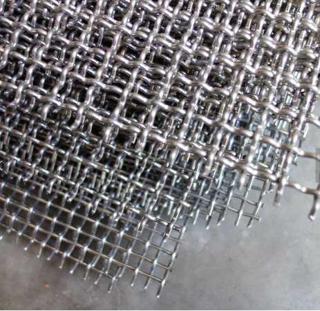 Heavy Industry hot dip galvanized square crimped wire mesh anping for building