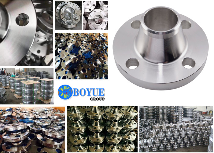 Forged Alloy 600 Inconel Weld Neck Pipe Flanges 600 RF FF RTJ 150 - 2500 UNS N06600