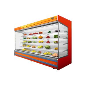 Fan Cooling Stand Type Remote System Multideck Open Chiller For Shop