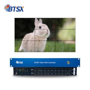 Bitvisus 8 in 9 Out Video Wall Controller with DP 1.2 and 4K60 Input for Multi
