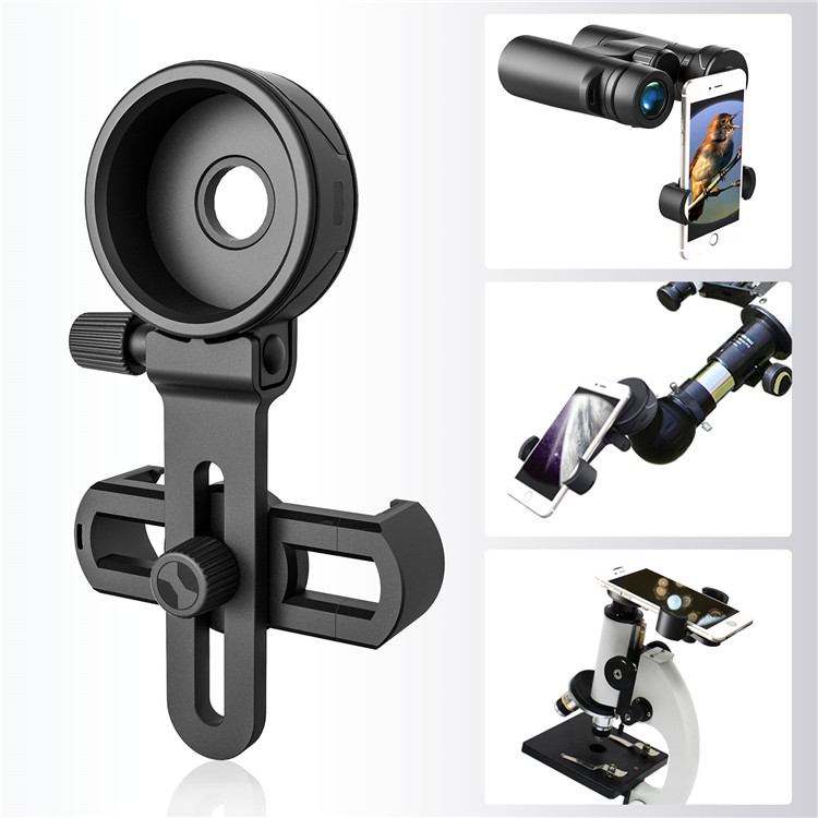 RoHS Cell Phone Spotting Scope Adapter For Telescope Binoculars Monocular