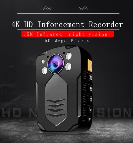 HD 4K 2 Inch 1080P Video Police Body Cameras With Night Vision & Video Output