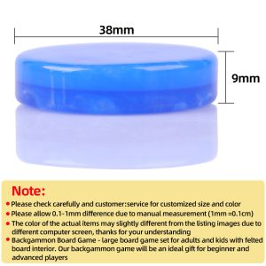 Marble Custom Backgammon Replacement Pieces For Playing