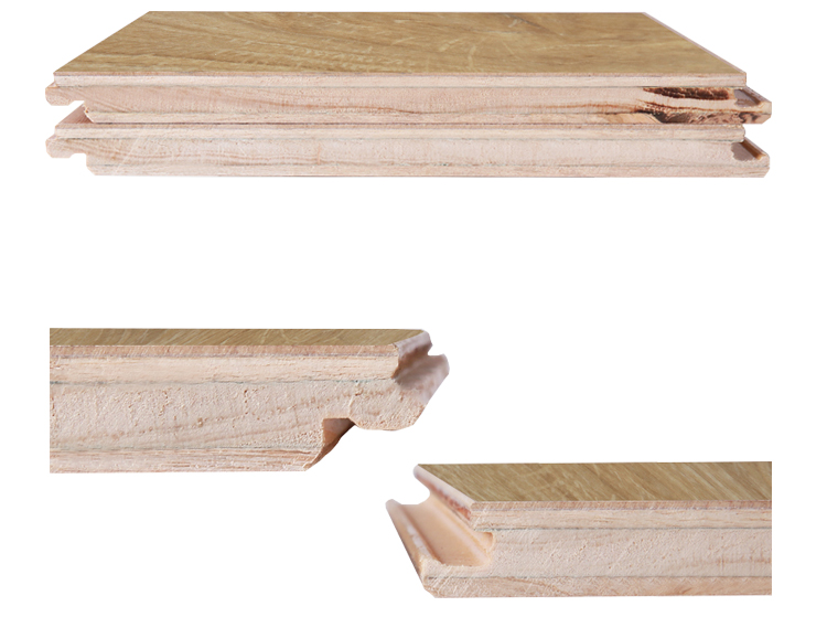 Modern Design Style Wire Brushed Oak Engineered Wooden Flooring with Free Sample