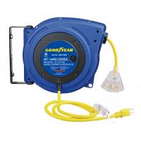 LED Lighted Connector Goodyear Retractable Air Hose Reel With Double Adjustment for sale