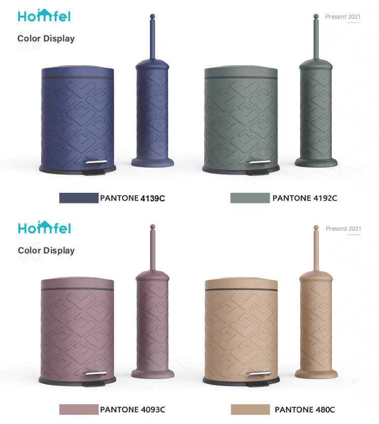 Convenient Rolling Cover Foot Pedal Bin Stainless Steel Trash Can for Neat and Organized Spaces