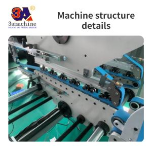 Fully Automatic Cardboard Box Folder Gluer Machine with Video Outgoing