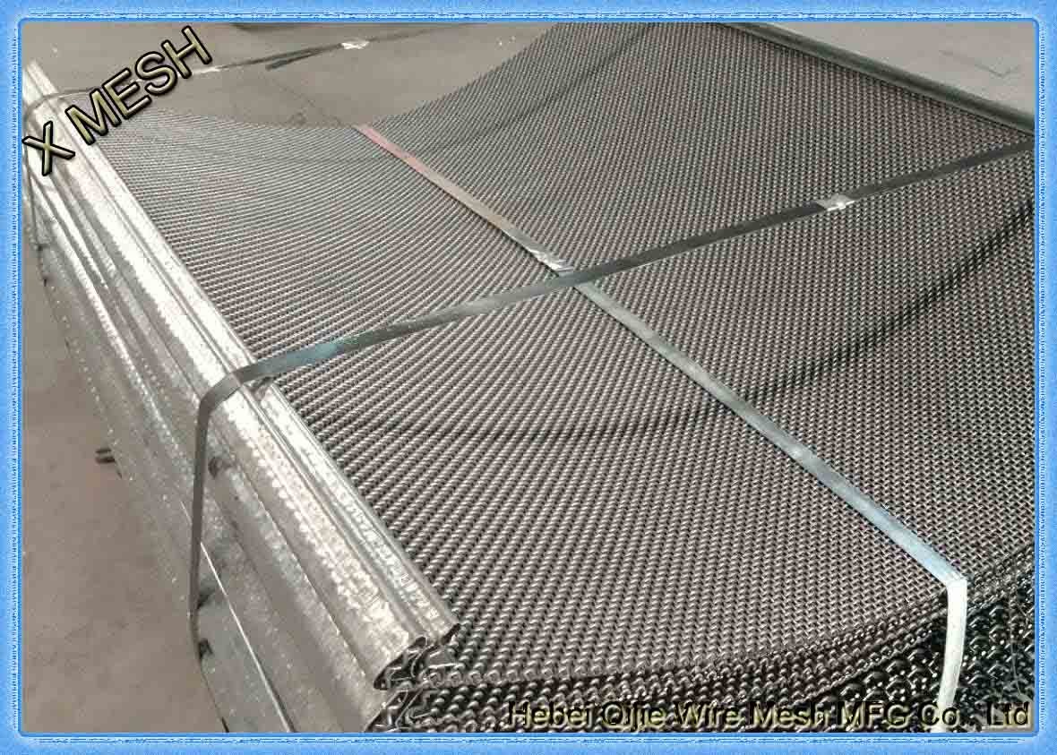Self Cleaning Vibrating Screen Mesh Heavy Duty Hooked High Tensile Steel Wire