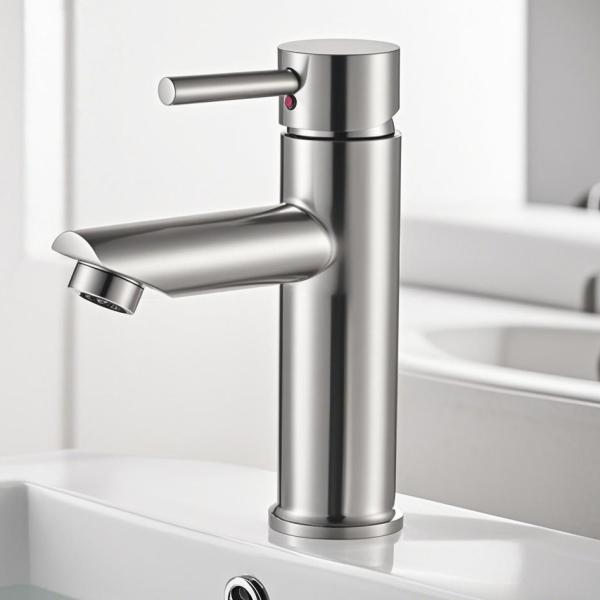 Bathroom Stainless Steel Waterfall Basin Faucet Polished Special Surface