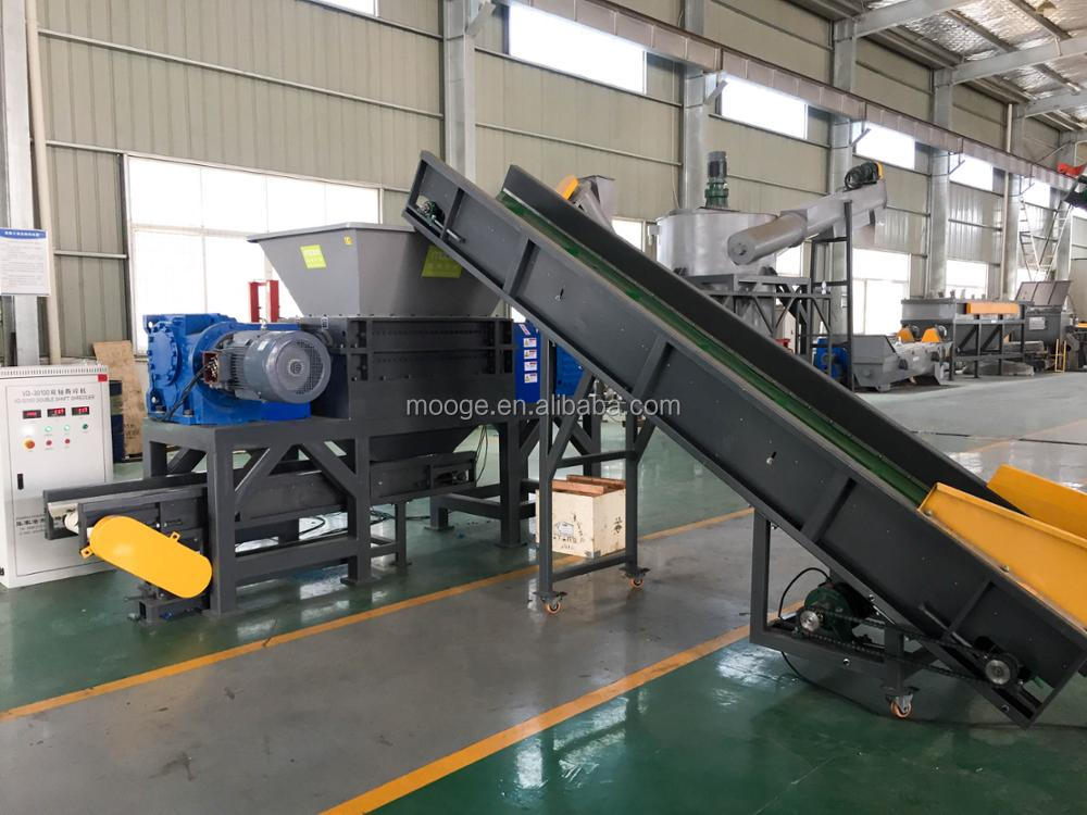 1000kg/H Waste Plastic Shredder Machine 600-1500mm Waste Plastic Crusher