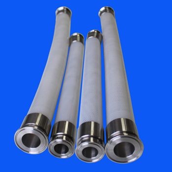 Kink Resistant 4 Ply Braided Silicone Tubing , Steel Wire Reinforced Hose