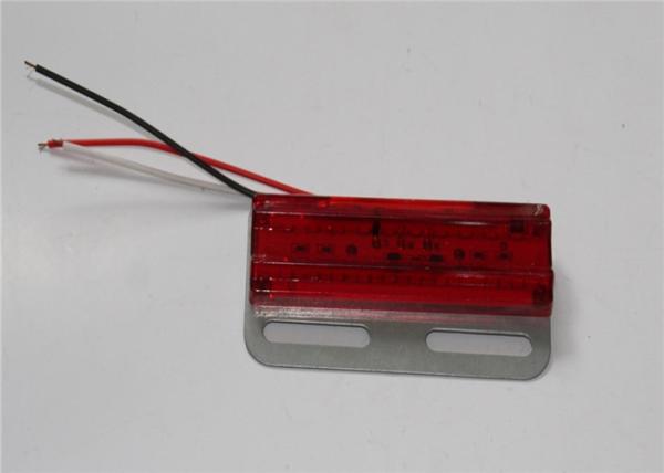 RGB Warm / Cool White Motorcycle Led License Plate Brake Light 200w Surface