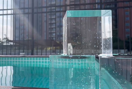 Saltwater Pool Clear Thick Container Spa Plexiglass Panel Infinity Acrylic Swimming Pool