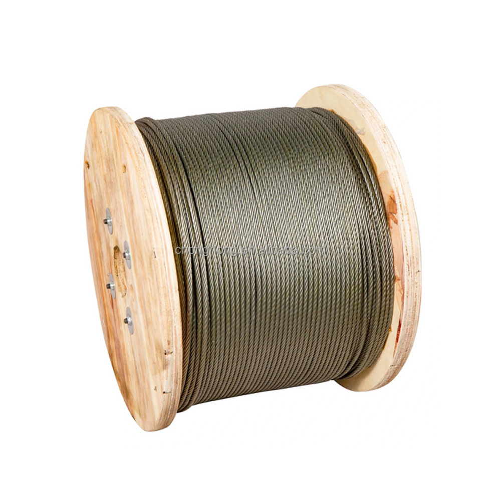 Ungalvanized 6*24 7FC Steel Wire Rope 200M/COIL Long-Lasting and Industrial-Grade Construction