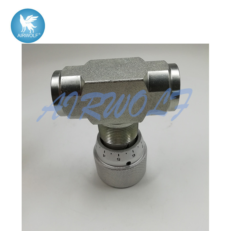 PN40 Carbon Steel Bidirectional hydraulic flow restrictor valve STB-G1/2