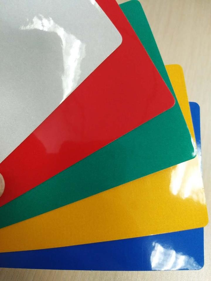 Self Adhesive Traffic Safety Road Sign High Strength Reflective Film Sheeting / Reflective Vinyl Road Traffic Sign
