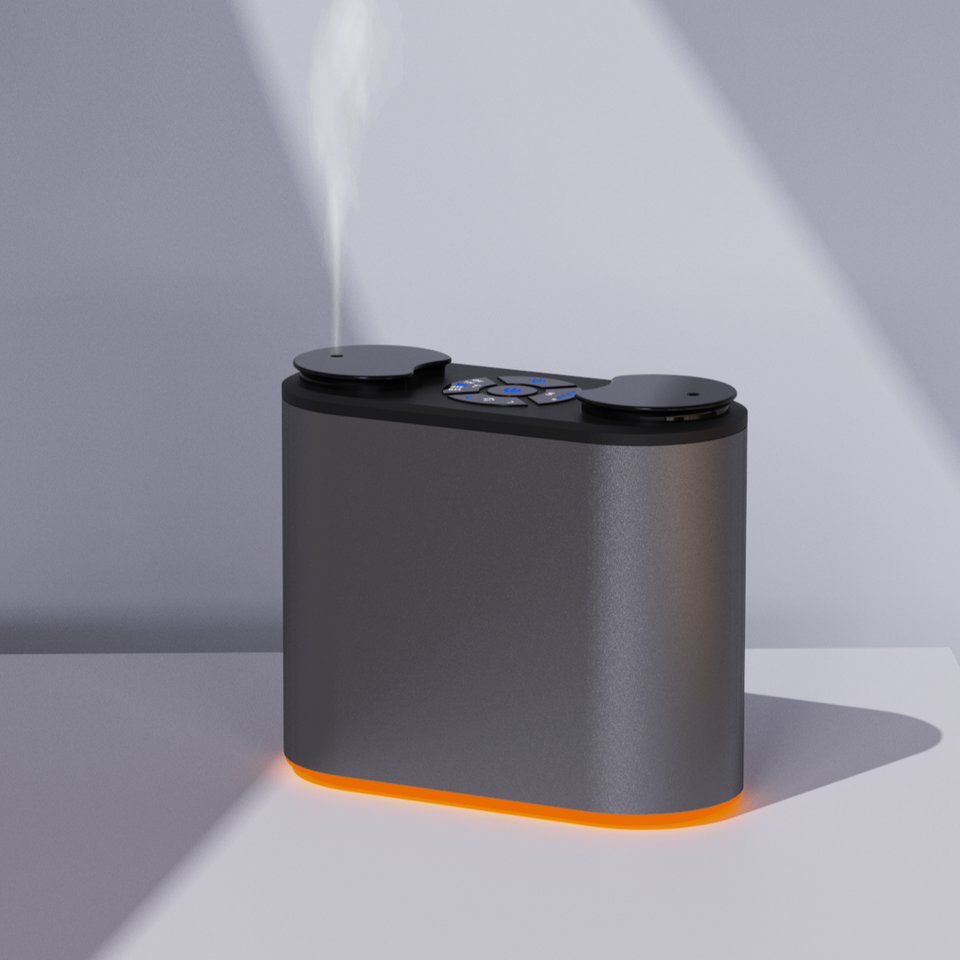 HOMEFISH Aromatherapy Electronic Waterless Fragrance Diffuser Aroma Oil Mist Humidifier
