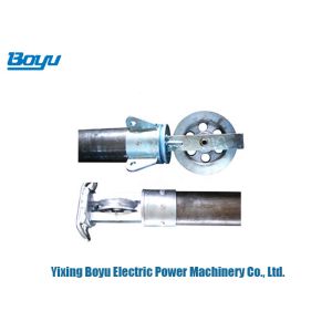 Transmission Line Stringing Tools Inner Suspended Tubular Gin Pole Derricks