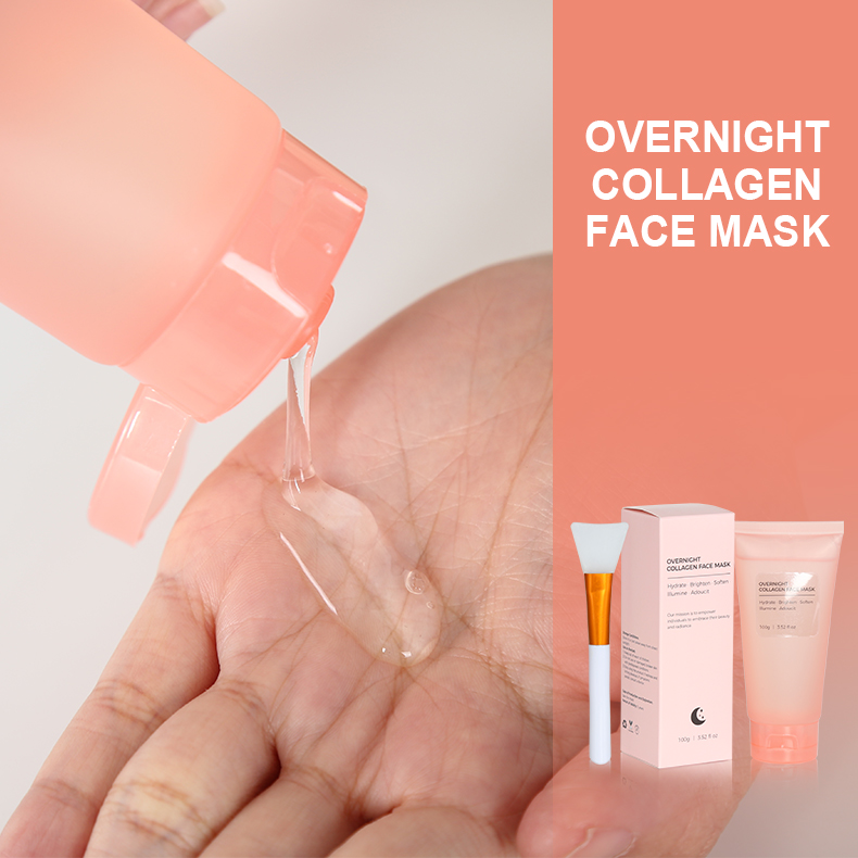 Face Masks Vitamin C Collagen Overnight Sleeping Wrapping Facial Mask Moisturizing for Daily Use