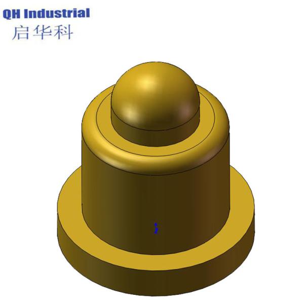 Different size 0.5mm 0.8mm 1mm custom high quality SMT brass pogopin spring