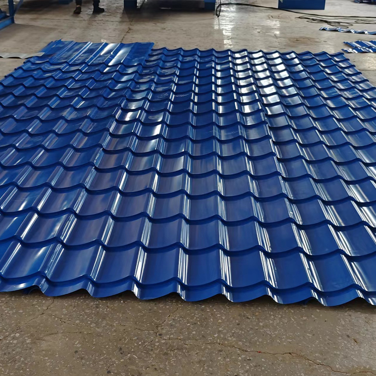 Glazed Tile Eccentric Arc Roofing Sheet Roll Forming Machine For Ppgi Gi