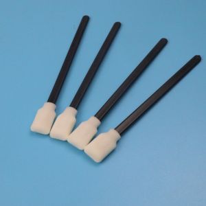  50pcs/Bag Lint Free Black PP Stick Cleanroom Rectangle Foam Swab For Mold Cleaning Manufactures