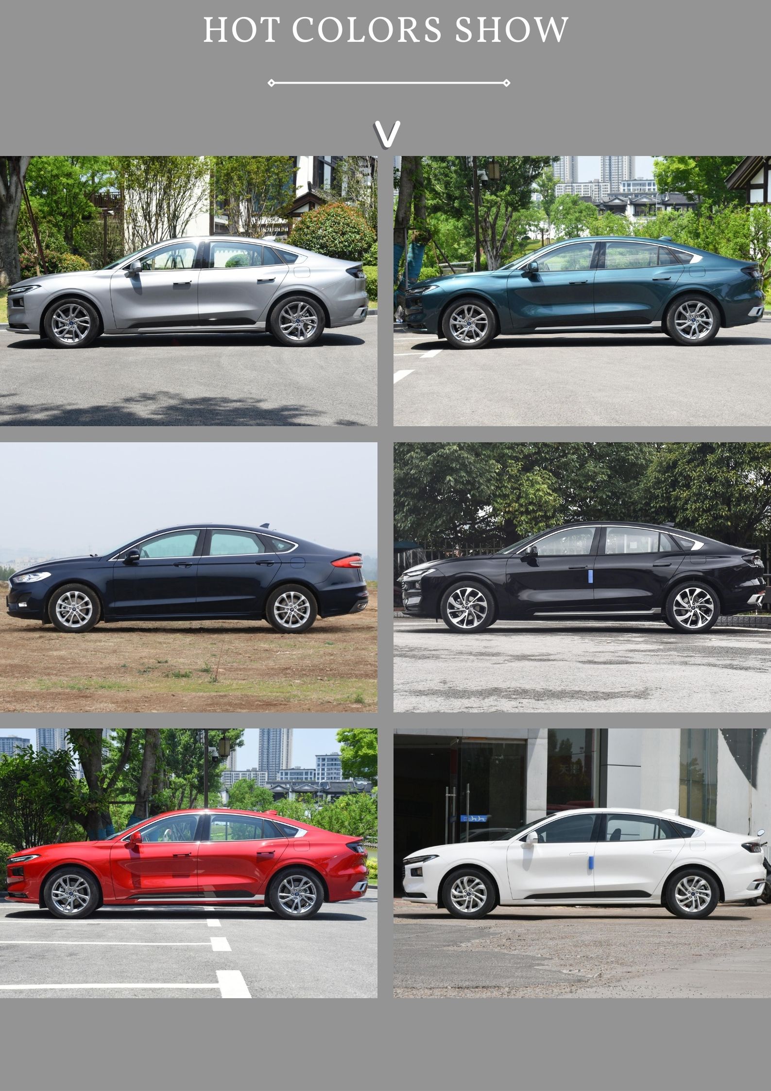 Energy EV 2024 Changan Ford Mondeo 4WD Gas Cars Sedan Electric Parking Brake Used Car
