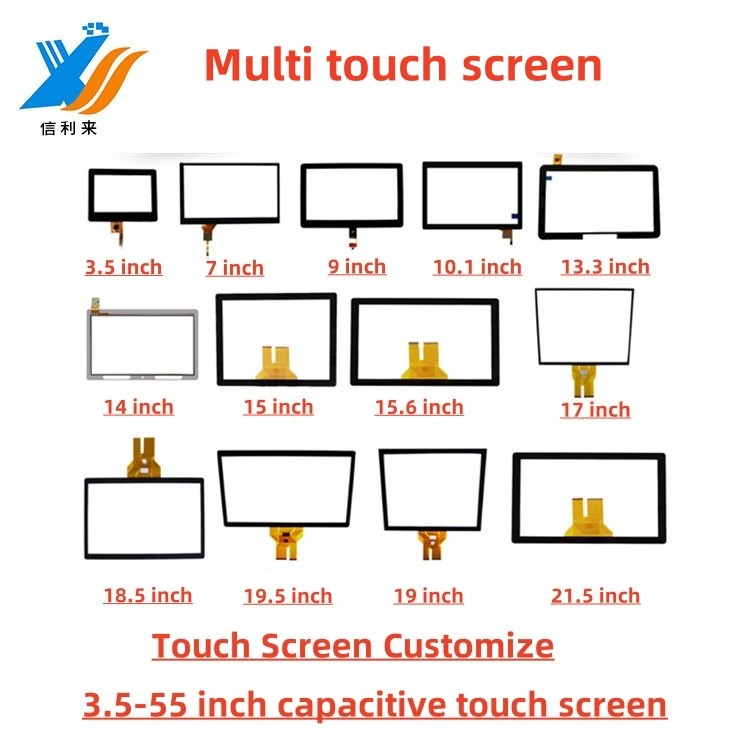 19 Inch Multi Touch Screen Technology Unlimited Touch Times with G+G Structure