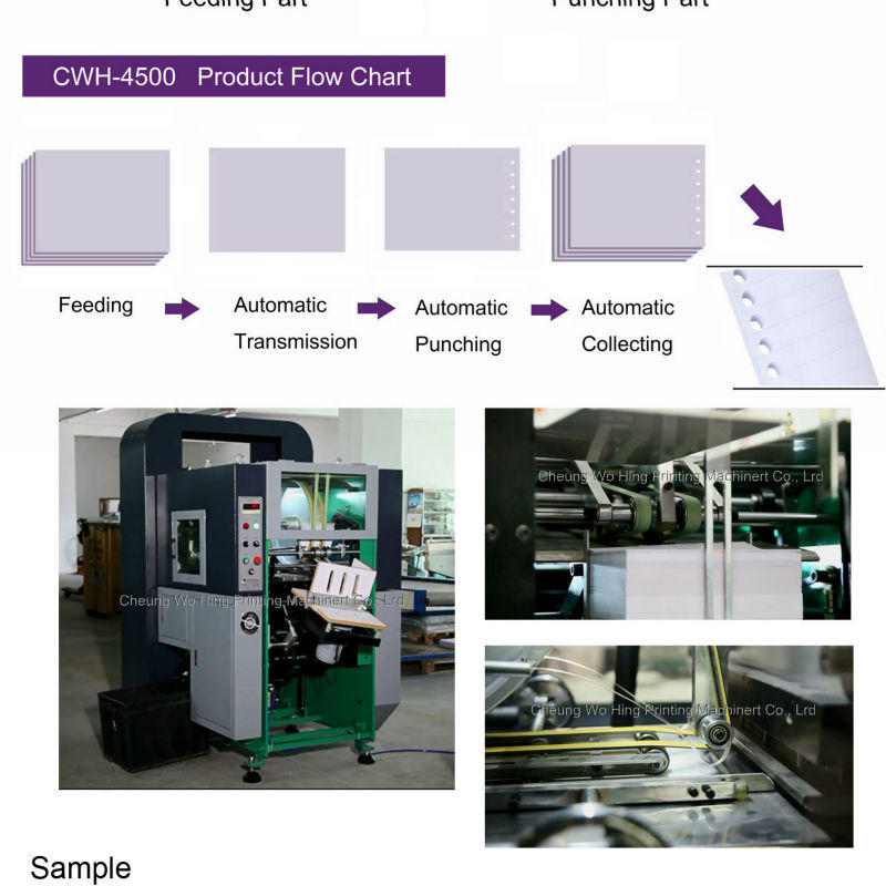 Spiral Notebook Paper Punching Machine Simple Operation Principle