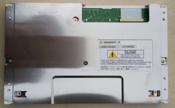 LQ080Y5CGQ1 Sharp 8" LCM 800×480RGB INDUSTRIAL LCD DISPLAY