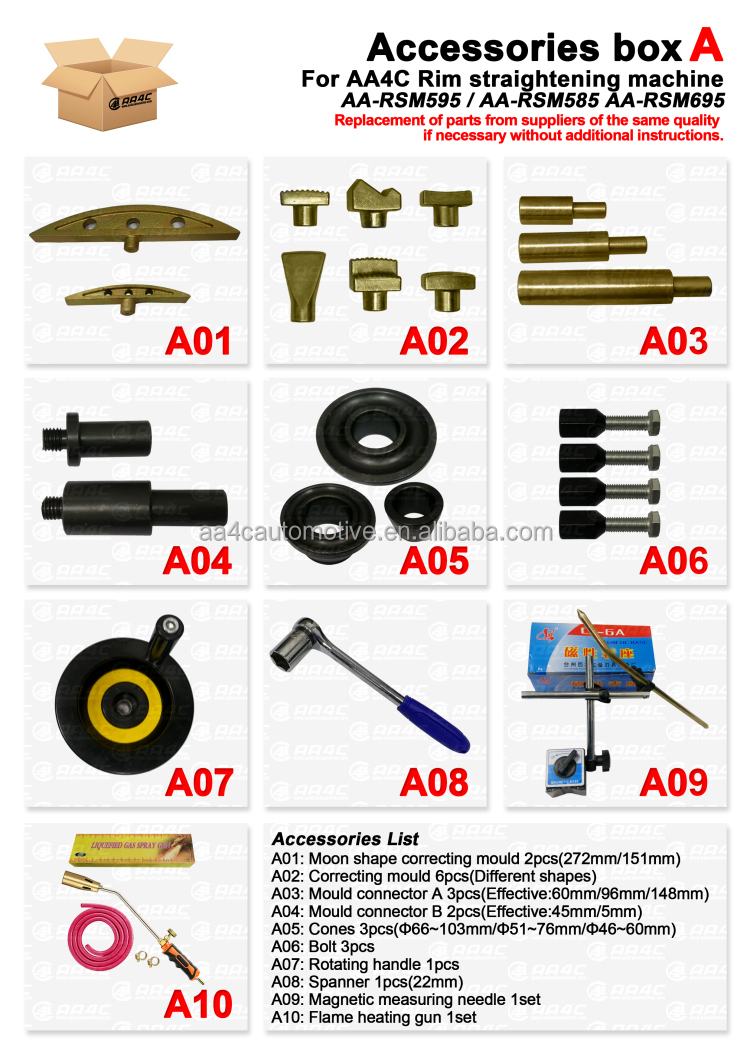 Alloy Wheel Portable Wheel Straightening Machine Without Lathe Mobile 0.75kw