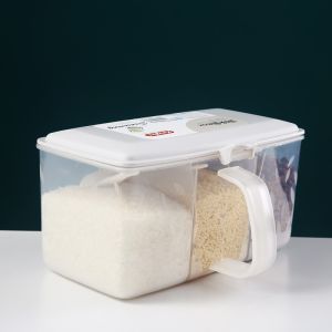 3 Compartment Rectangle Kitchen Seasoning Box With Spoon