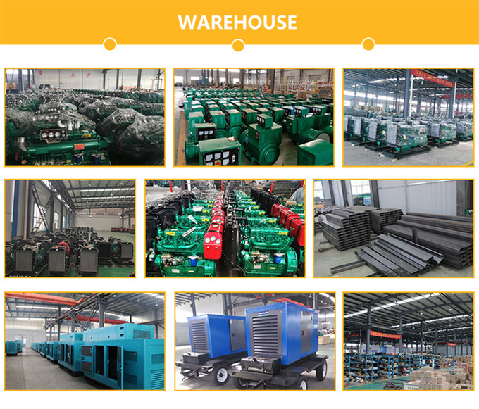 50HZ 60HZ Trailer Type Generator Water Cooling 125KW 150KVA 400V
