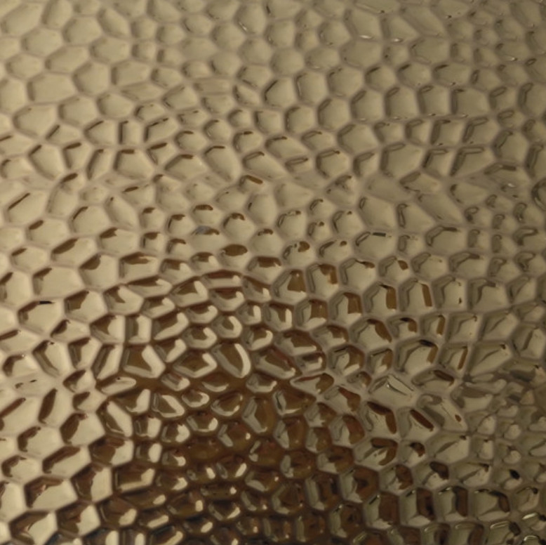 304 316 quality NO.8 mirror stainless steel sheet hammered embossed pattern for interior decoration