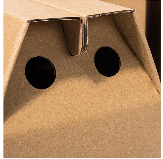 Portable Corrugated Bulk Craft Paper Bags Merchandise Food Fruit Packaging Box