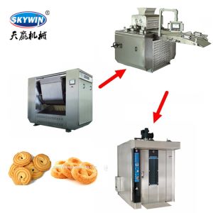 150kg/H Electric Mini Cookie Maker / Automatic Cookies Baking Machine