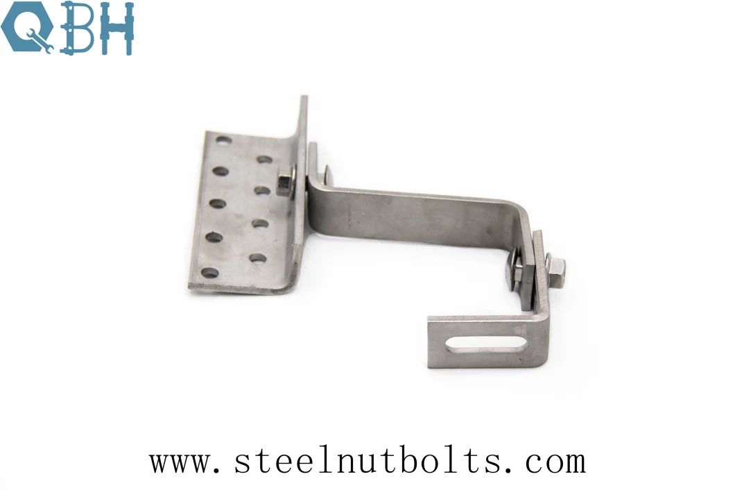 Qbh OEM ODM Stainless Steel SUS 304/316/ Ss 304/316 PV Solar Panel System Roof Hook