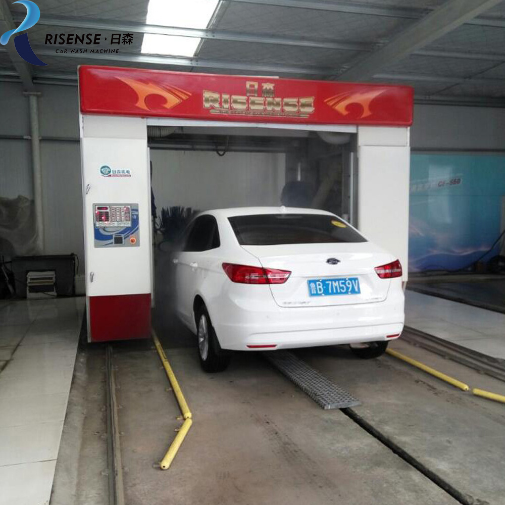 Risense Drive Through Brush Washing Tunnel Car Wash Equipment