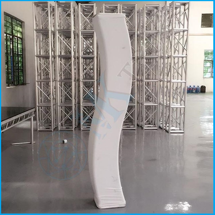 290*290*1000mm Truss LED Light Fabric Sock for Customized Length Truss Corner Design