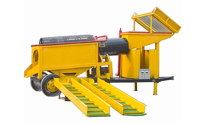 Tromml Screen Washing Machine Feeding System Clay Scrubber