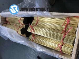  24mm*1mm Aluminium Brass Tubes ASTM B111 C68700 Cold Drawning Brass Seamless Tubes Manufactures