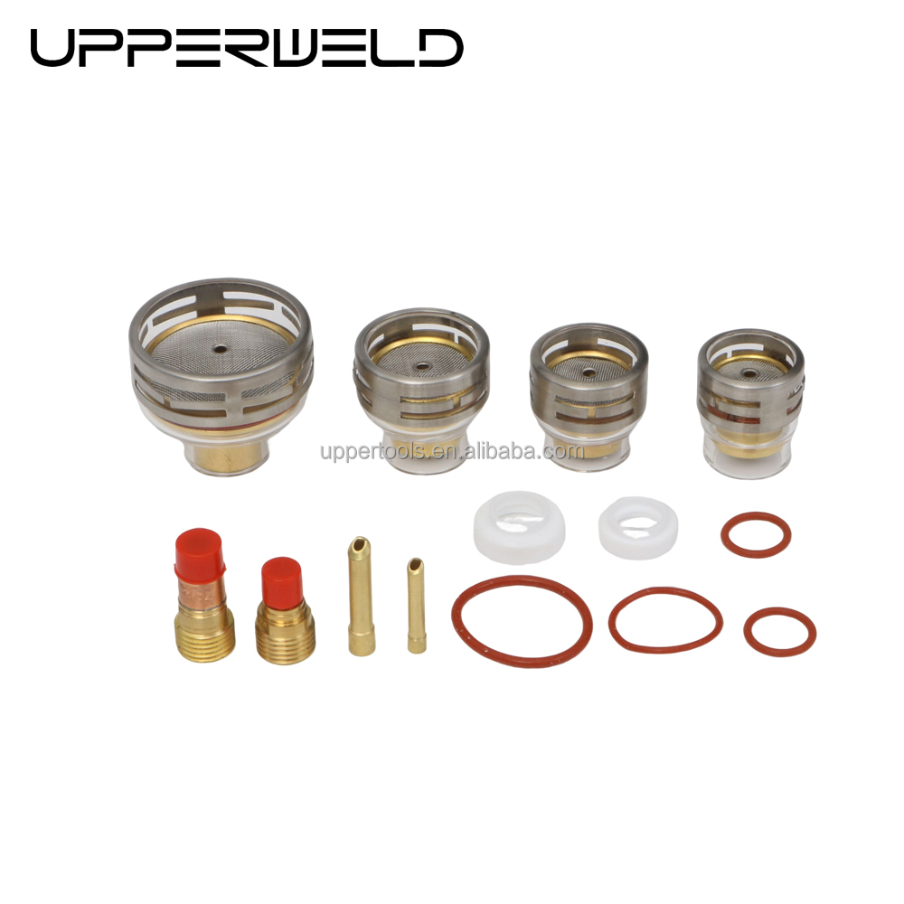 OEM Customized TIG Accessories Gas Lens Wedge Collect and Ceramic Tig Welding Cup Set